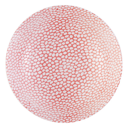 Piatto fondo strutturato Coupe skin / bianco 19,5 cm - Flow