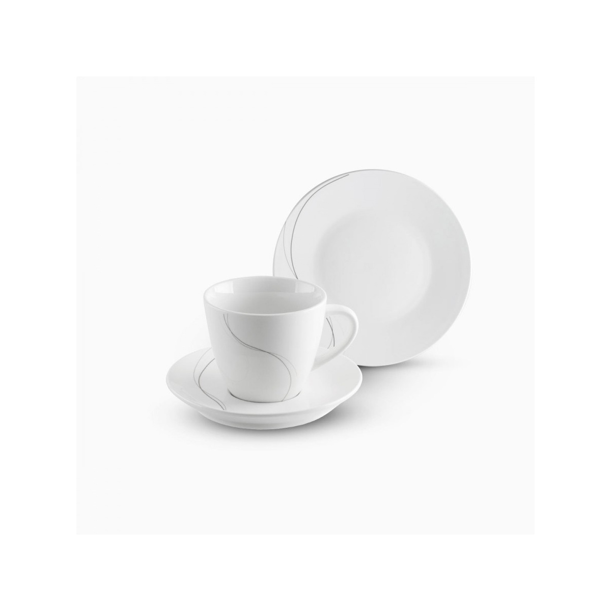 Set en porcelaine 18 pcs Waves – Flow