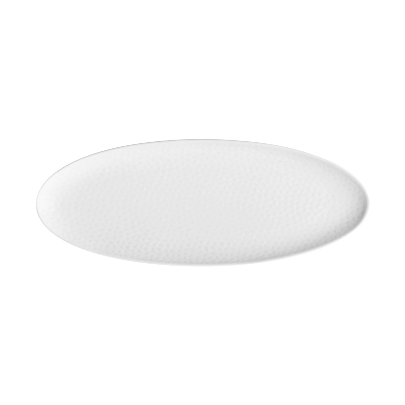 Oval Plate Structured Coupe 33 x 13 cm – Flow