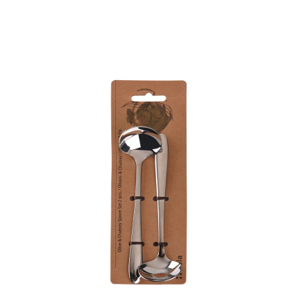 Olives – Chutney spoon Set 2 pcs– Basic Alpha