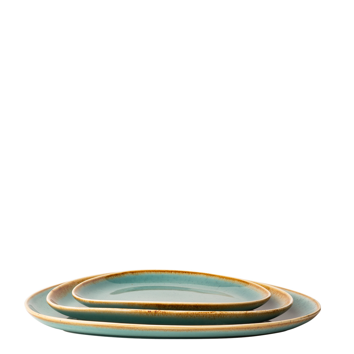 Triangle Sand plate turquoise 20,5 x 15,9 cm – Gaya