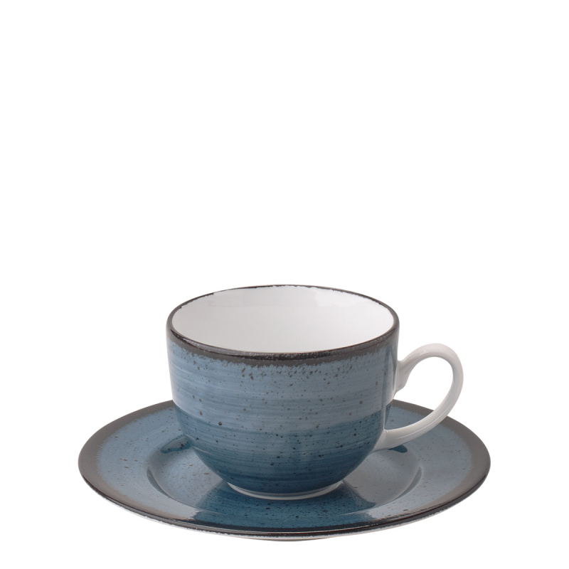 Kaffeeuntertasse 16 cm blau - Hotel Inn Chic farbig