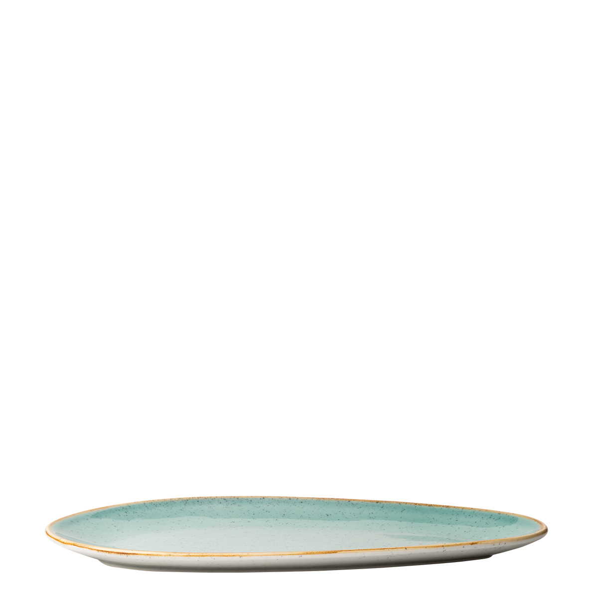 Teller oval Sand türkis 36 cm – Gaya
