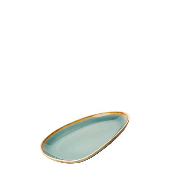 Triangle Sand plate turquoise 20,5 x 15,9 cm – Gaya