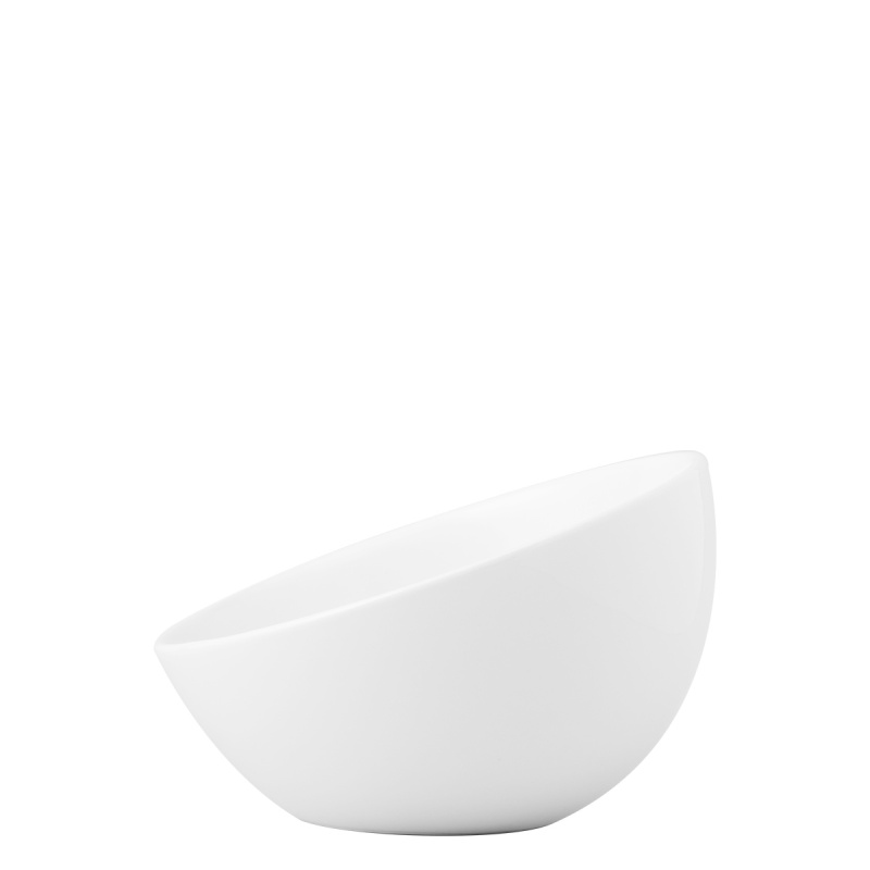 Large white bowl Flow Eco – 19 cm