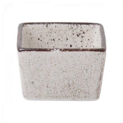 Bol carré vintage gris 7,7 x 7,6 x 4,9 cm - Hotel Inn Chic color