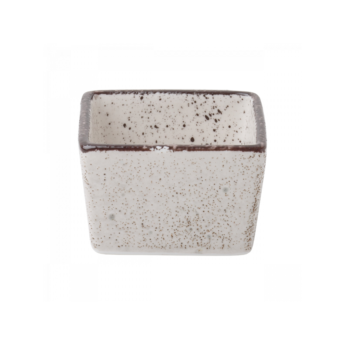 Bowl eckig 7.7x7.6x4.9 cm Vintage grey - Hotel Inn Chic color
