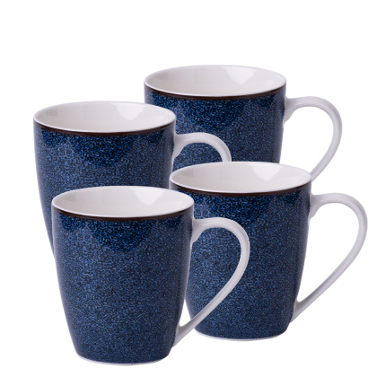 Mug Set 4-tlg. - Flow Lunasol sparkling blue