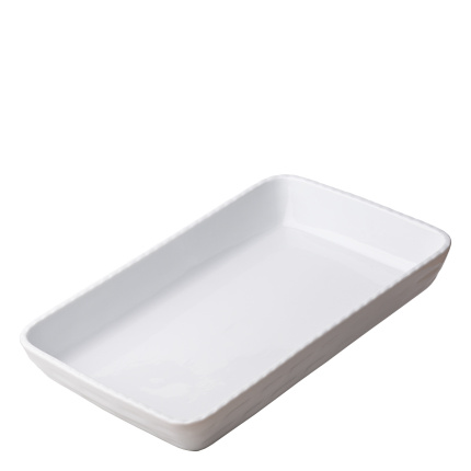 Auflaufform 236 x 360 x 54 mm - Hotelporzellan uni weiss
