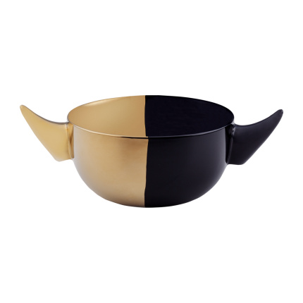 Ciotola Viking oro-nera 18 cm - NOISE