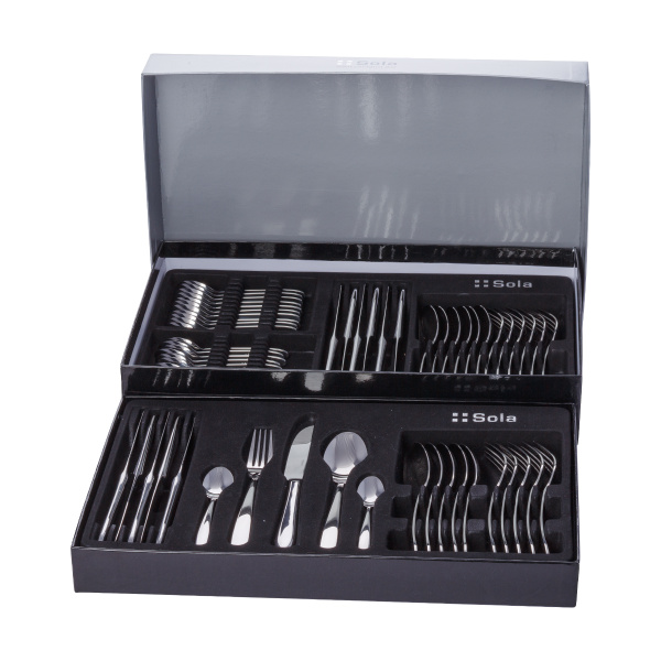 Besteckset 60-tlg. - Basic Alpha poliert