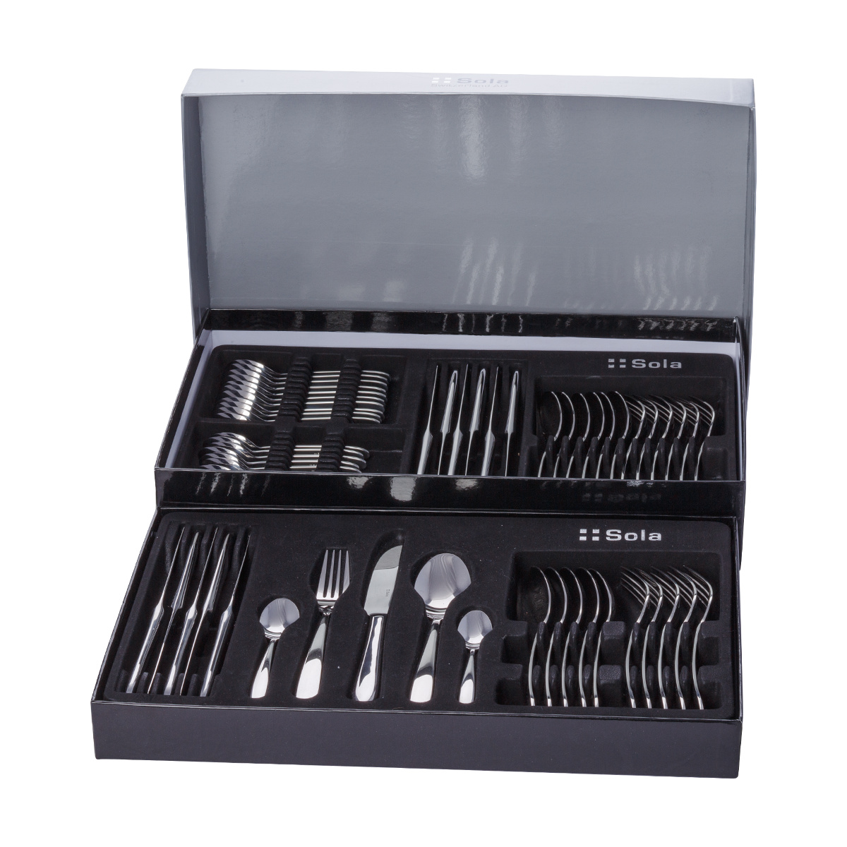 Besteckset 60-tlg. - Basic Alpha poliert