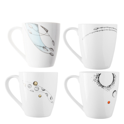 Set di 4 tazze da 330 ml - S-Art Elements