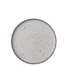 U-Coupe shallow plate 20 cm — Gaya Atelier light gray sprinkled