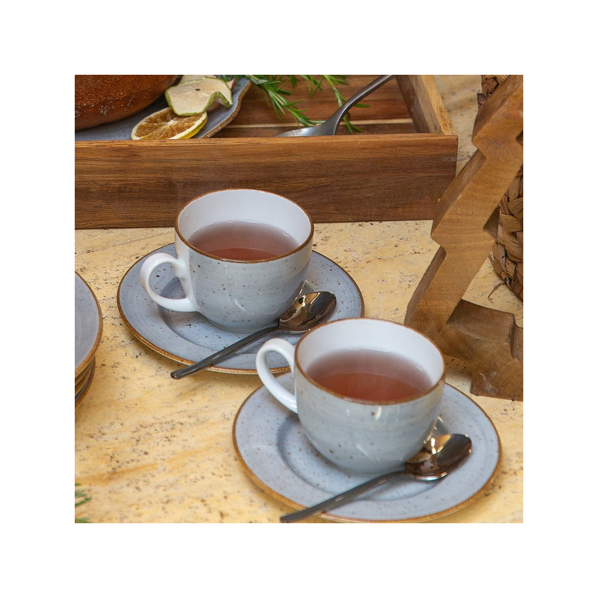 Tasse à café 200 ml grise - Hotel Inn Chic colorée