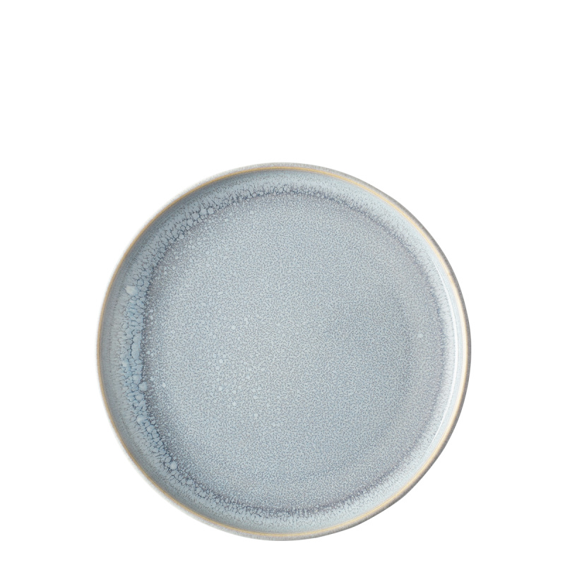 Flacher Teller U-Coupe 200 mm - Gaya Atelier Glacial Ice