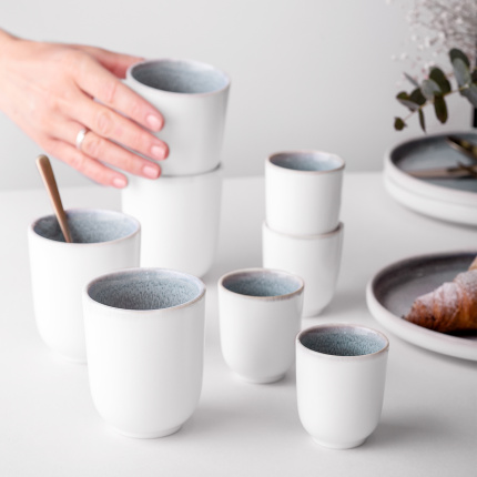 Tasse ohne Henkel 80 ml - Gaya Atelier Glacial Ice