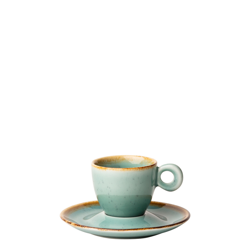 Mocha Sand Saucer Turquoise – Gaya