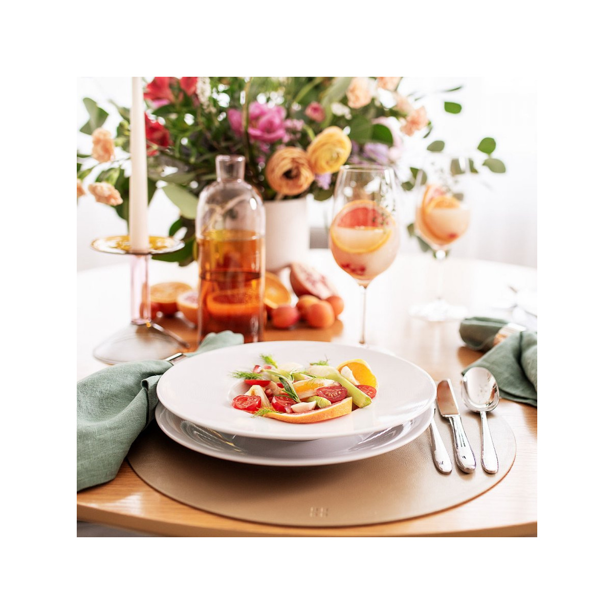 Deep plate 27 cm set of 4 - Basic Chic