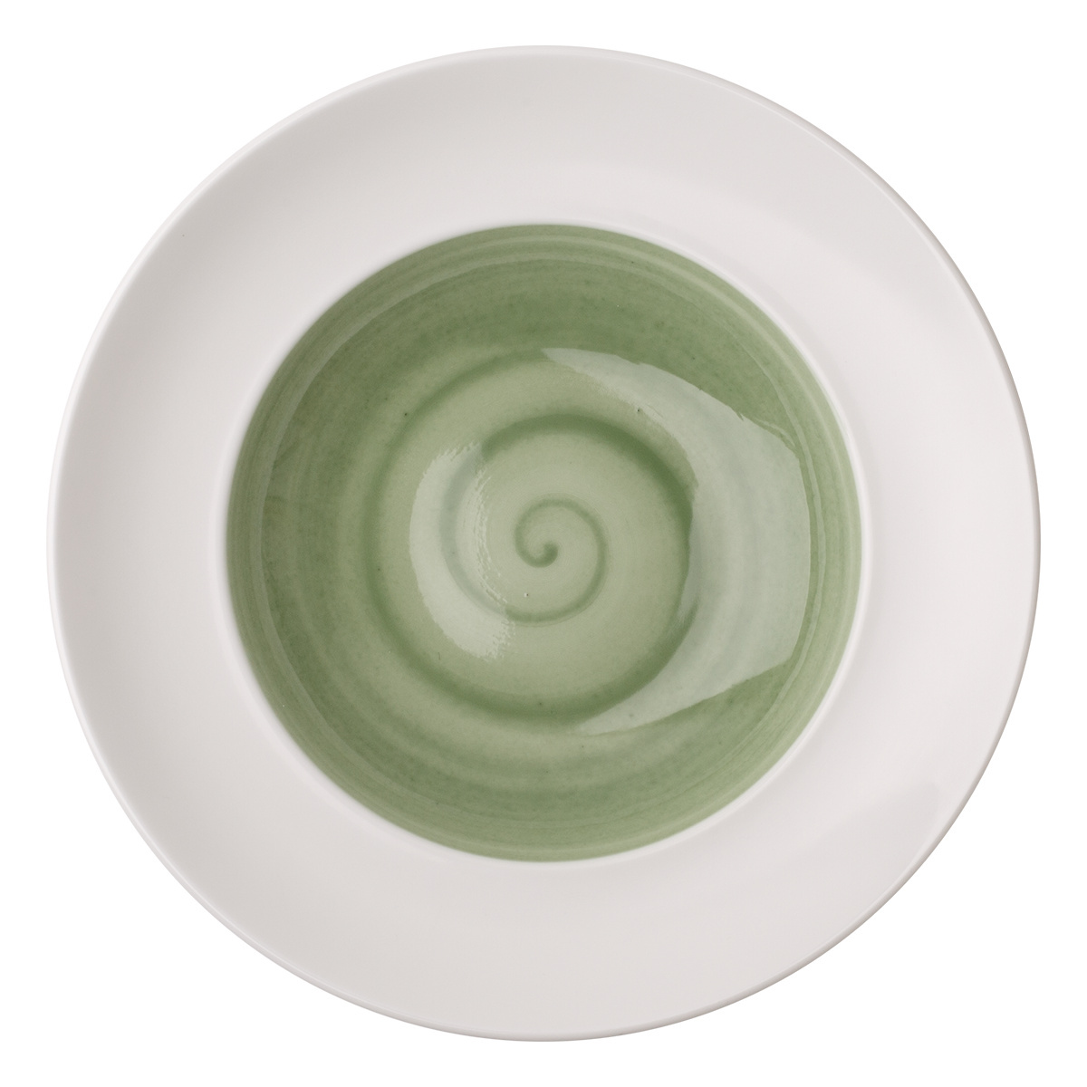 Piattone per pasta olive/bianco ø29 cm - Grand Hotel Premium color