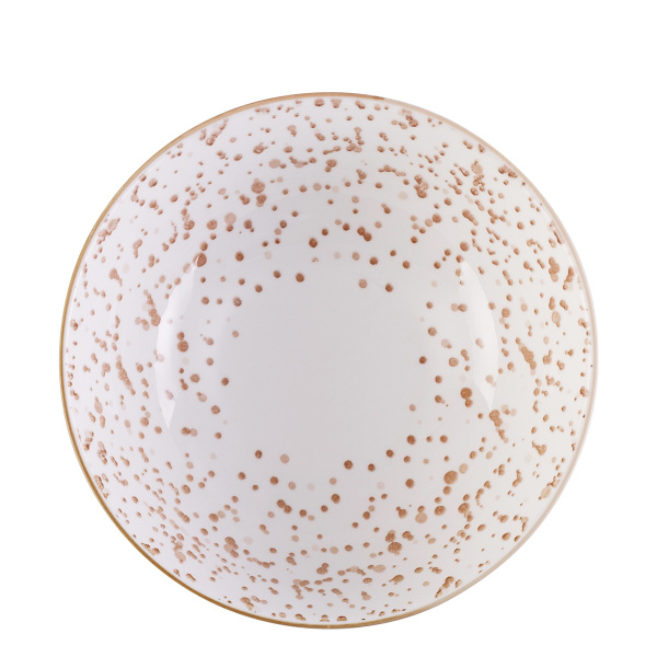 Müslischale weiß / champagne 17,8 cm - Basic