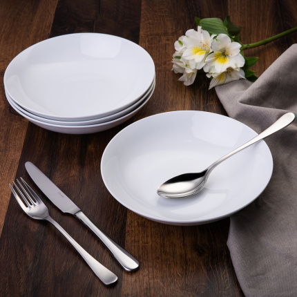 Piatto fondo coupe 20,5 cm set 4 pz - Basic