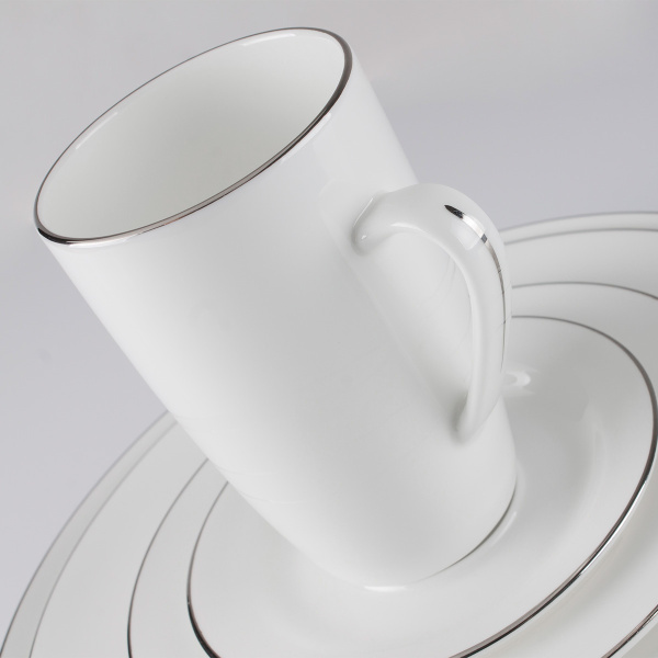 Set in porcellana 52 pezzi - Premium Platinum Line