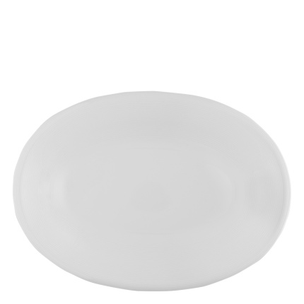 Assiette ovale 33 cm 2 pcs – Basic Chic