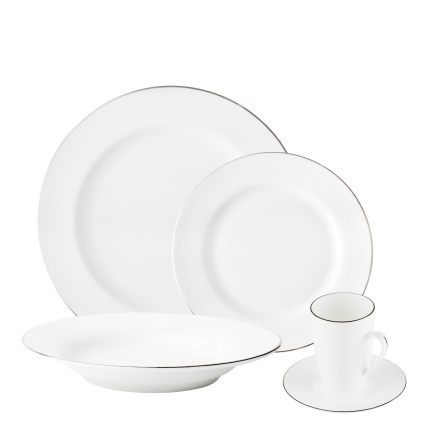 Porcelain set 20 pcs - Premium Platinum Line
