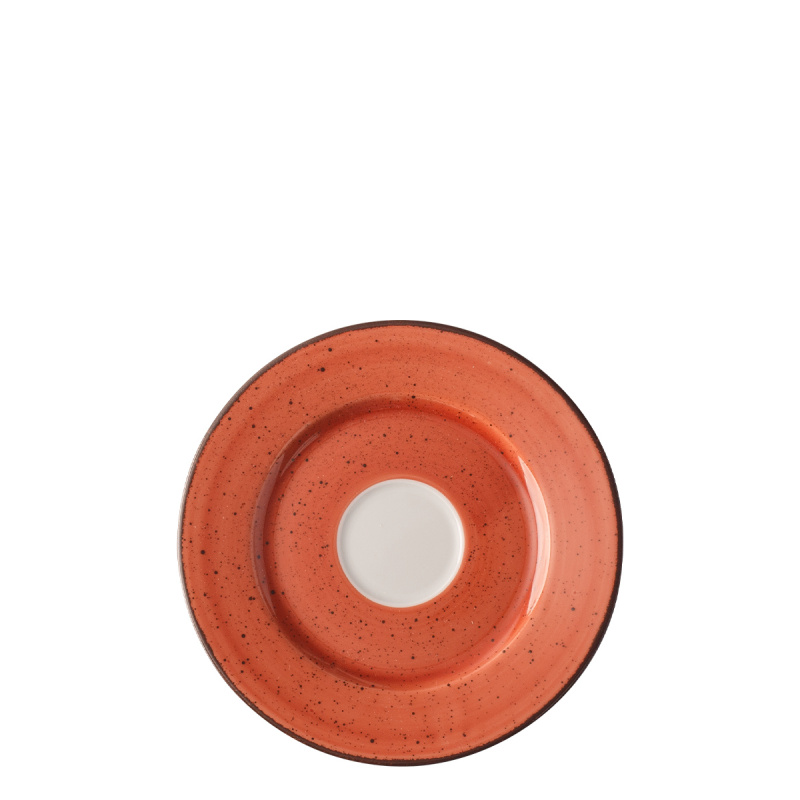 Piattino per caffè 16 cm rosso - Hotel Inn Chic colorato