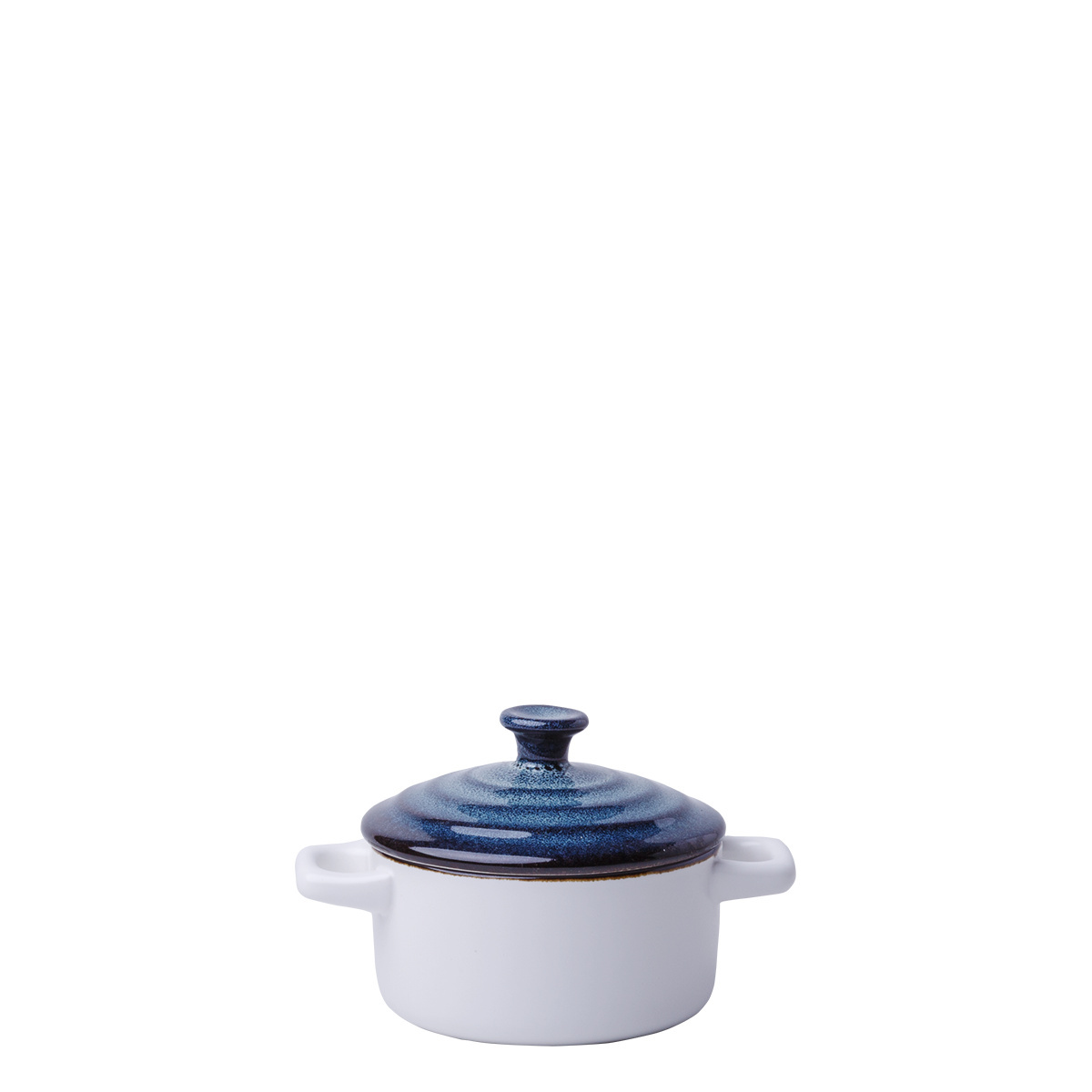 Casseruola con coperchio Flowl Atelier blu ø10,2 cm - Gaya