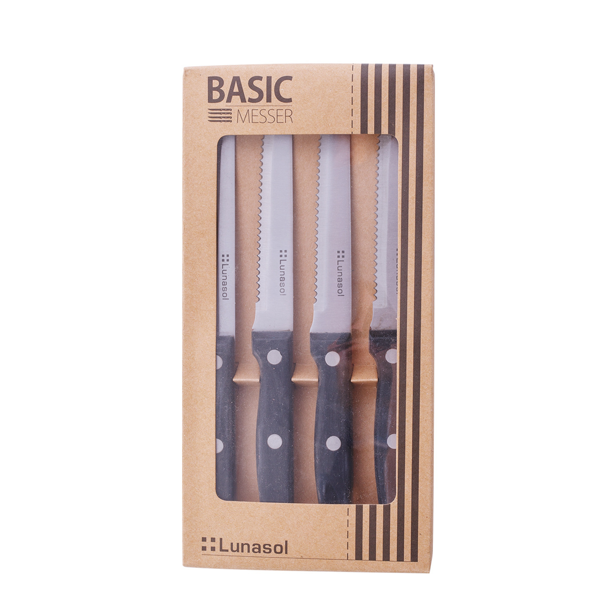 Steakmesser Set 4-tlg. - Basic Bistro Lunasol