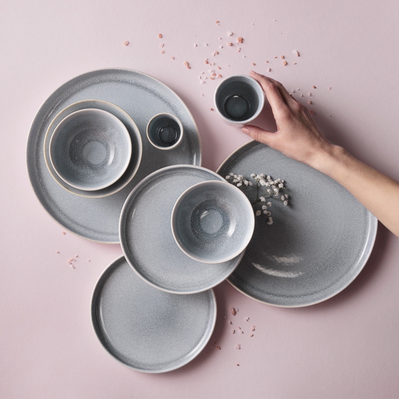 Porcelain set 16 pcs - Gaya Atelier Glacial Ice