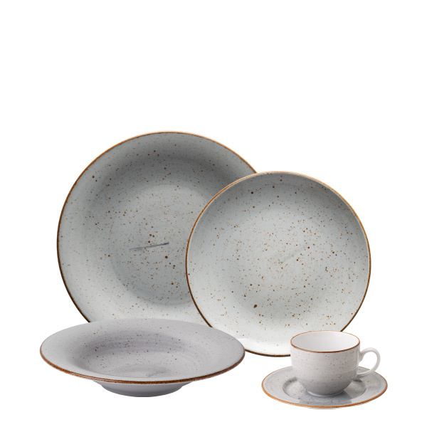 Porzellan-Set 20-tlg. grey - Hotel Inn Chic color