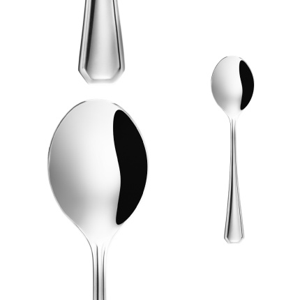 Breakfast/Bouillon Spoon - Oslo polished