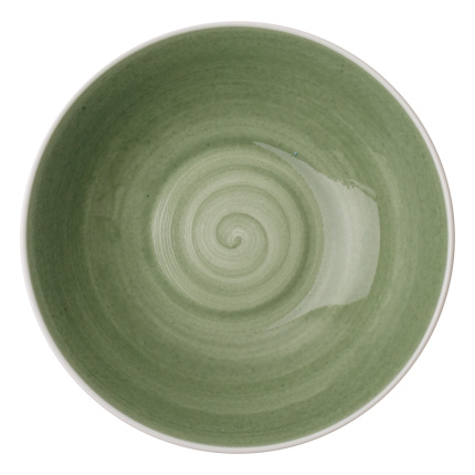 Piatto fondo Coupe olive/bianco ø19.5 cm - Grand Hotel Premium color