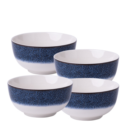Set di ciotole 14 cm 4 pezzi - Flow Lunasol blu frizzante