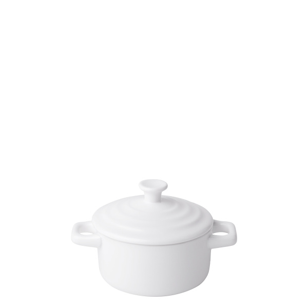 Casseruola con coperchio Flowl Atelier bianco ø 10,2 cm – Gaya