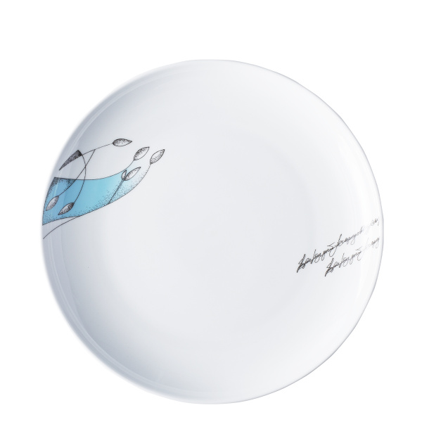 Set di 4 piatti Coupe da 27 cm - S-Art Elements Water