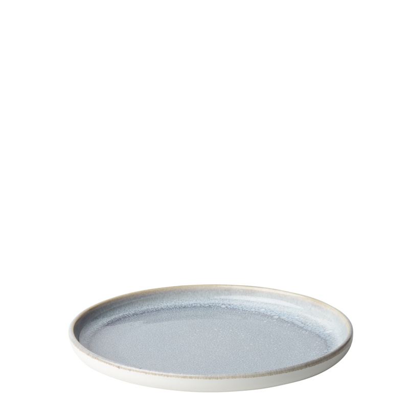 Assiette plate U-Coupe 200 mm - Gaya Atelier Glacial Ice