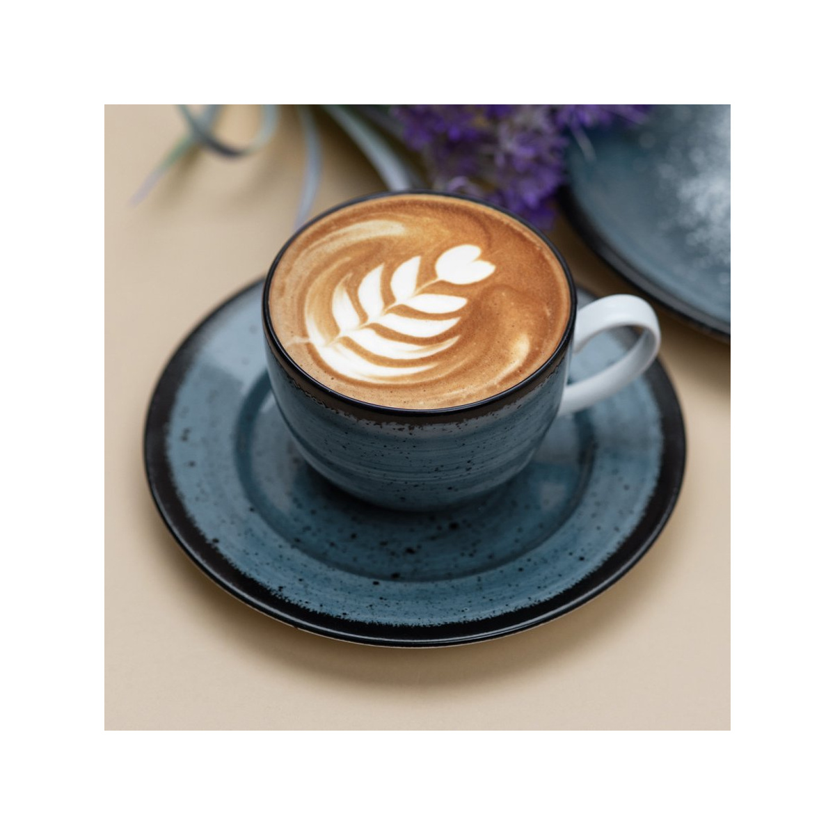 Kaffeeuntertasse 16 cm blau - Hotel Inn Chic farbig
