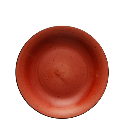 Piatto piano 25 cm rosso - Hotel Inn Chic a colori