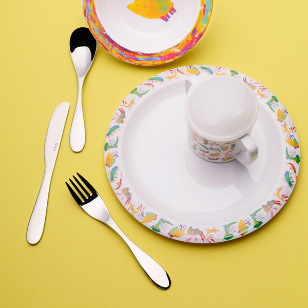 Children's 3-Piece Cutlery Set – Alpha