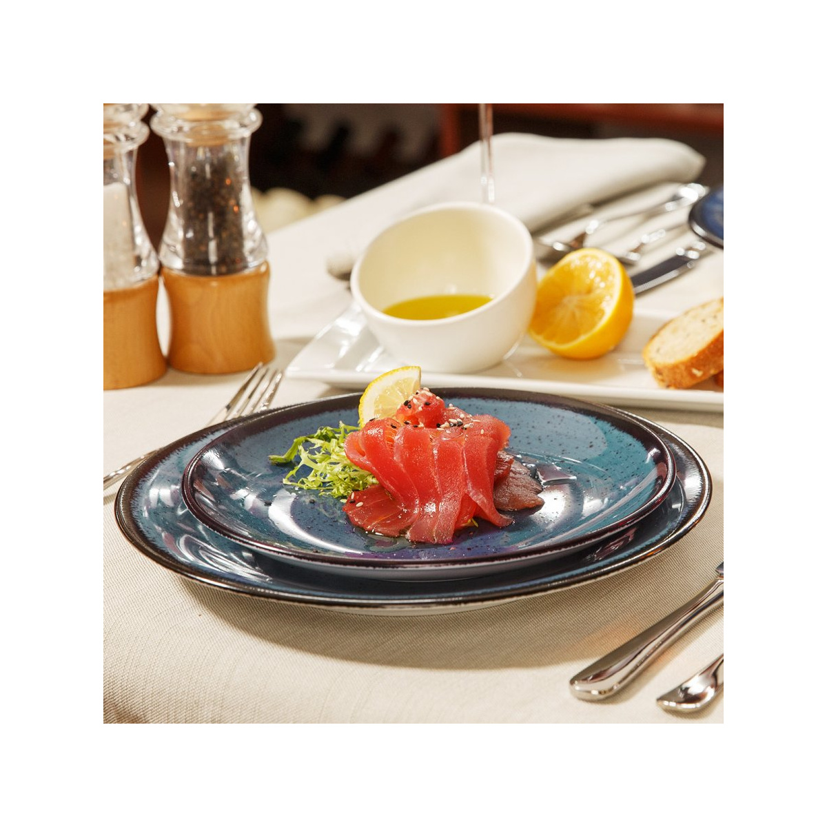 Dinner plate 25 cm blue - Hotel Inn Chic colorful