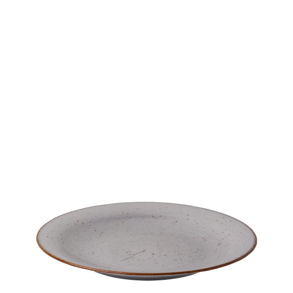 Piatto piano 25 cm grigio - Hotel Inn Chic colorato