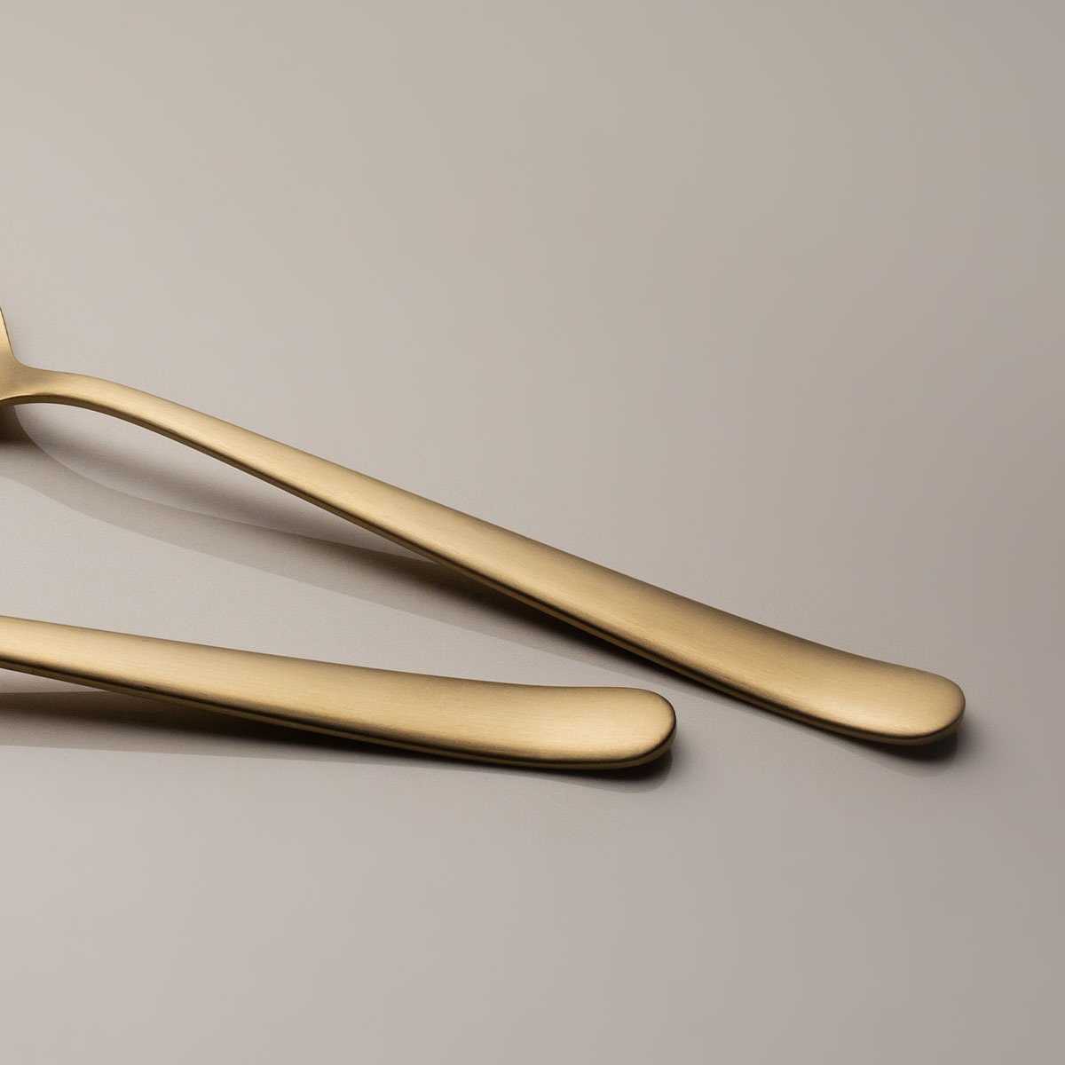 Vegetable/salad fork - Salamanca PVD Champagne all matt