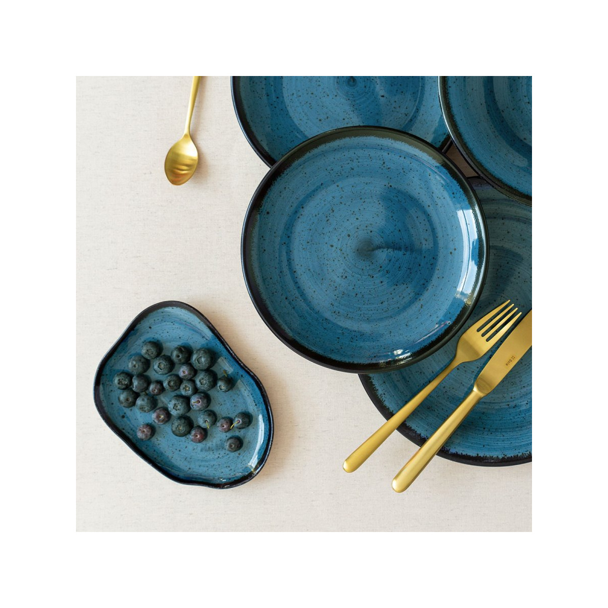 Dinner plate 17 cm blue - Hotel Inn Chic coloured