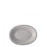 Oval platter Relief vintage grey 28 cm — Hotel Inn Chic color