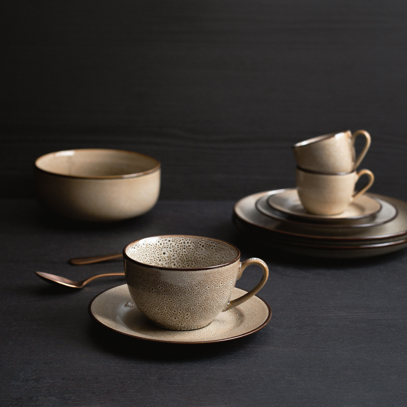 Set da caffè 8 pezzi - Elements Stone