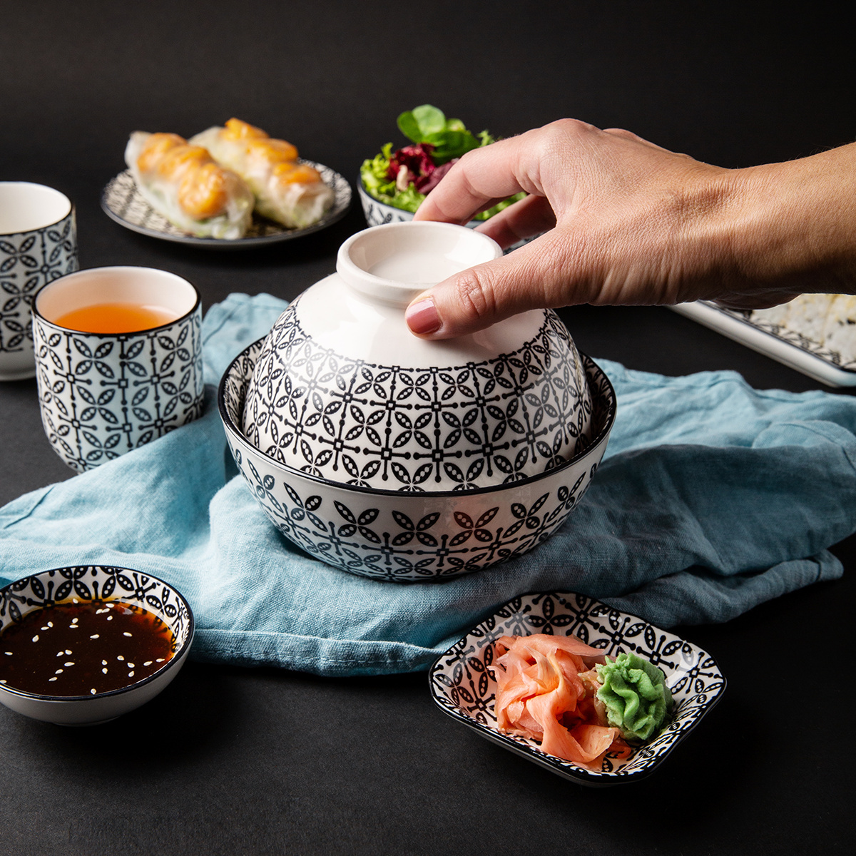 Schale 15,2 cm – Elements Asia Wood